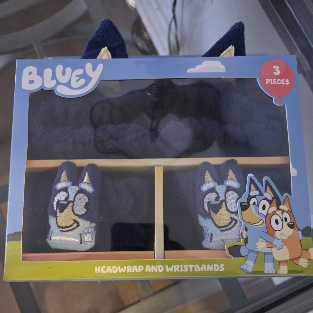 Bluey Headwrap and Wristbands Set - Picture 1 of 1